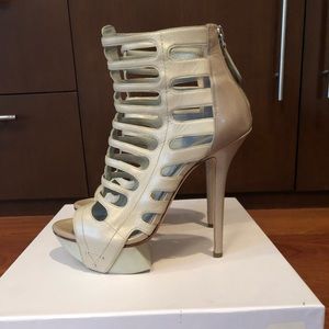 Camilla skovgaard cage bootie. Color is ivory